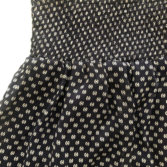 Navy chiffon skirt, Sz XL - Picture 5 of 7